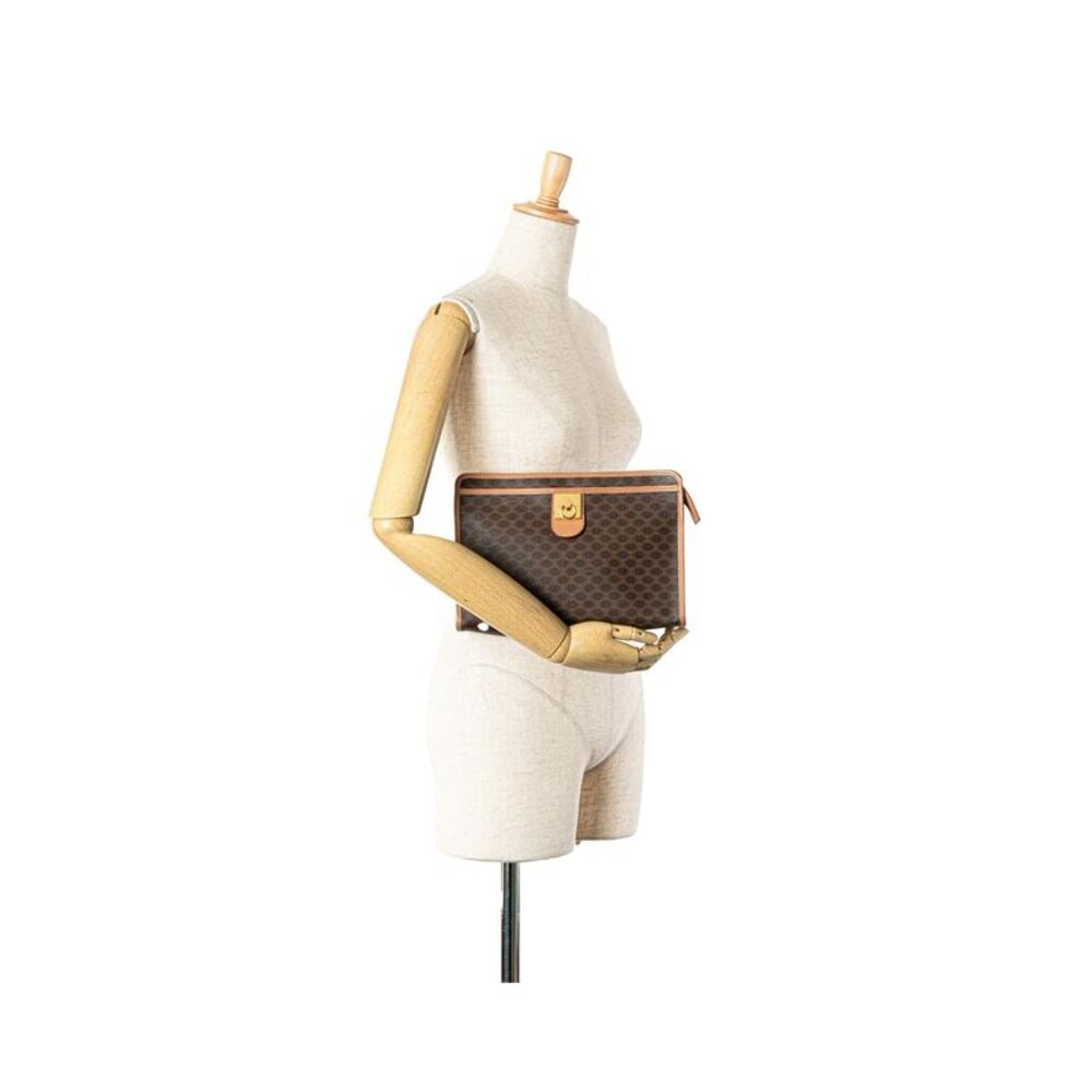 Pre Loved Celine Vintage Macassar Clutch Women Brown Clutch Bags - Picture 6 of 6